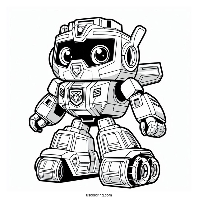 Rescue Bots Coloring Page Of Dani Burns