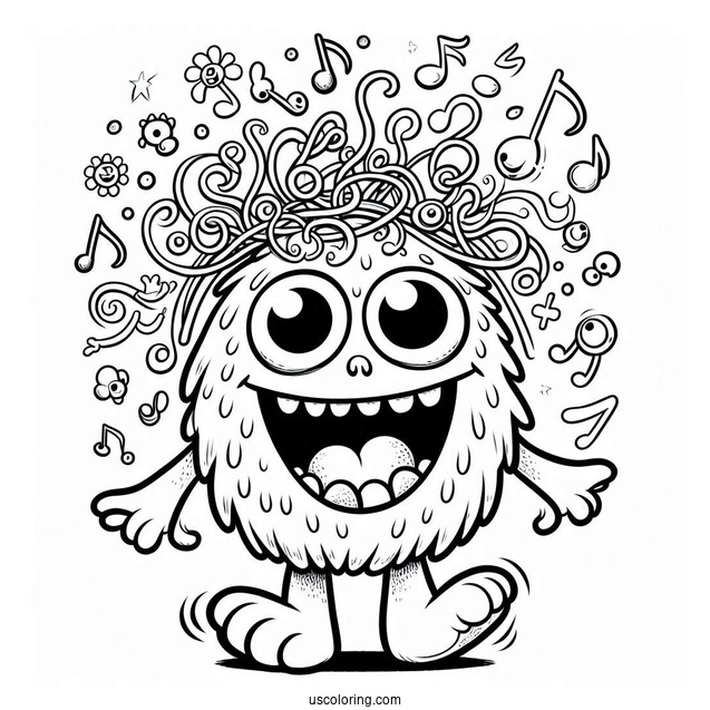 My Singing Monsters Coloring Page Noggin Dancing