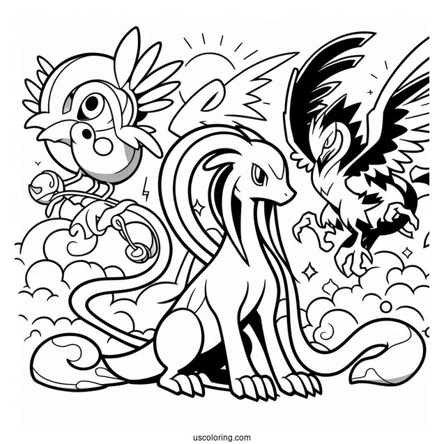 Legendary Pokemon To Color