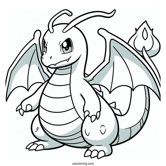 Dragonite Pokemon To Color
