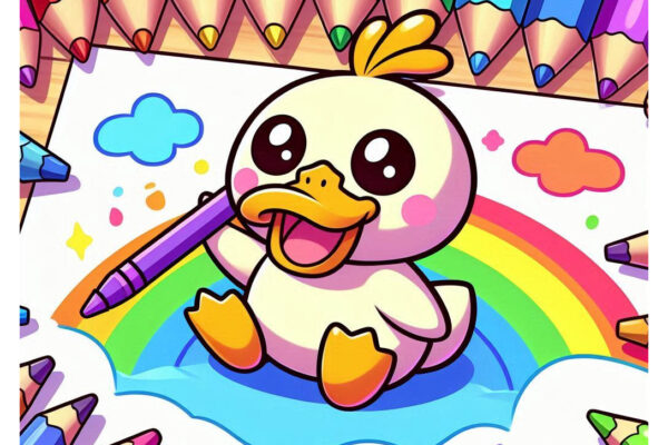 psyduck coloring pages featured image