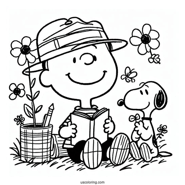 Coloring Page Of Linus