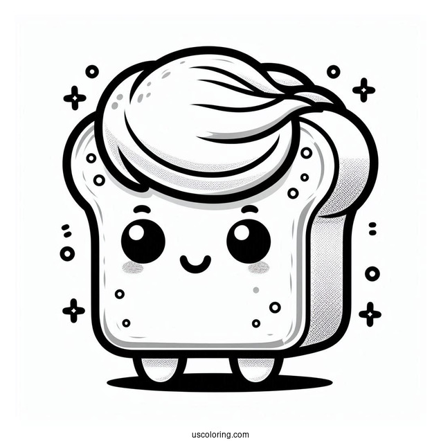 Kawaii Toaste Bread Shopkins for Kids