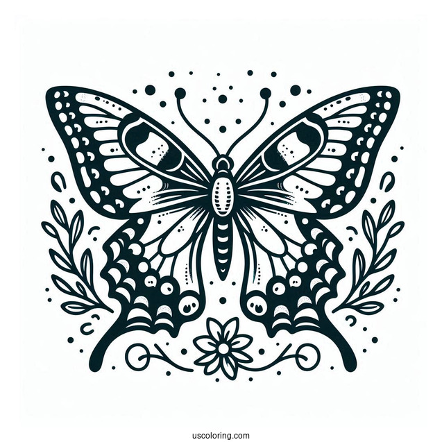 Easy Swallowtail Butterfly For Kids