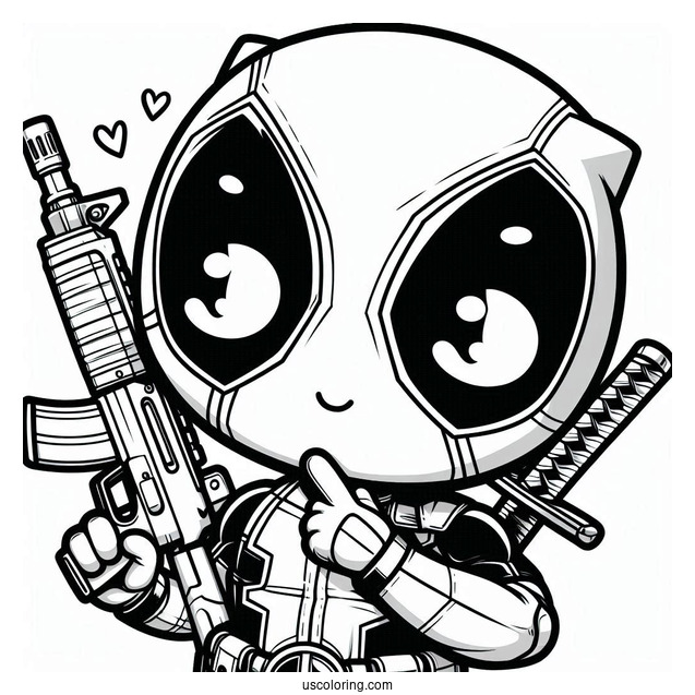 Cute Chibi Deadpool