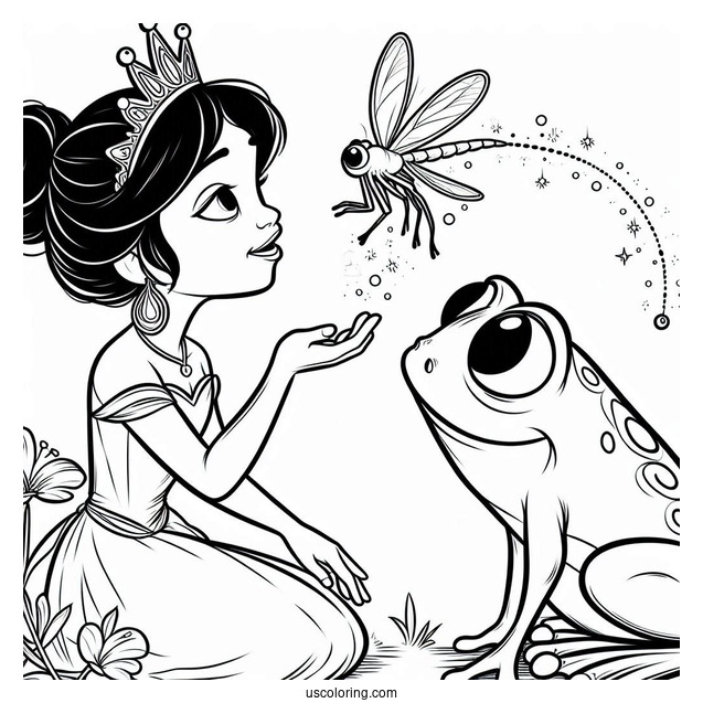 Frog Prince Naveen Talking To Ray Firefly