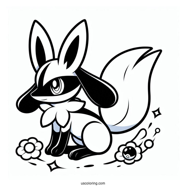 Lucario Pokemon To Color