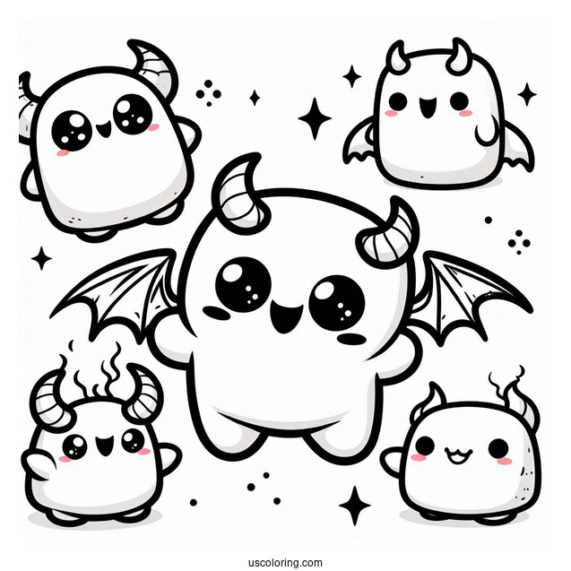 Dante The Demon Squishmallow