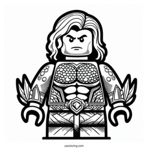 Lego Aquaman Coloring Page For Kids