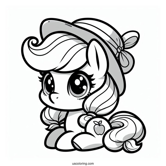 Baby Applejack with Hat for Kids