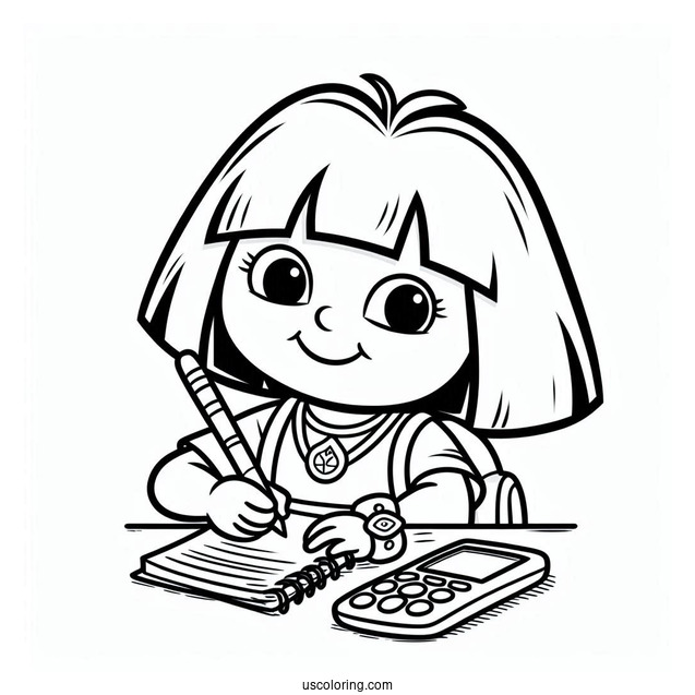 Dora Giving Note To Swiper
