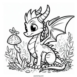 Spyro the Dragon Coloring Page