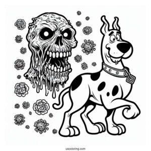 Zombie Monster From Scooby-Doo To Color