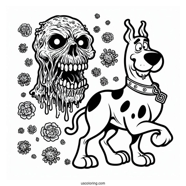 Zombie Monster From Scooby-Doo To Color