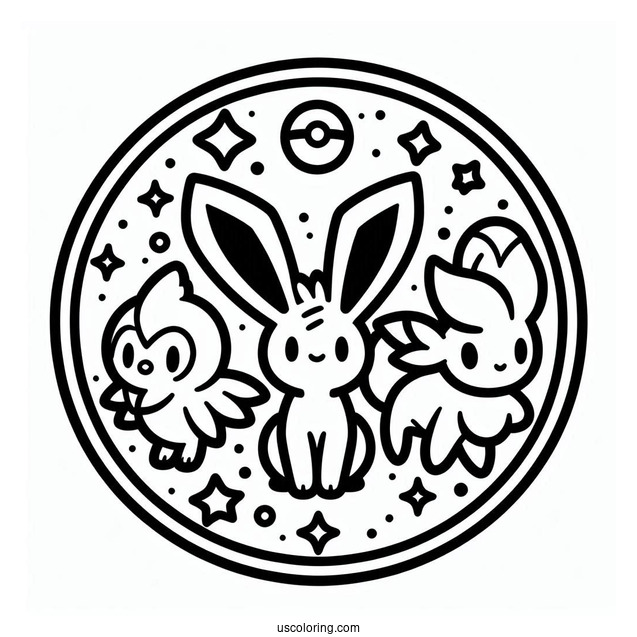 Pokemon Badges To Color