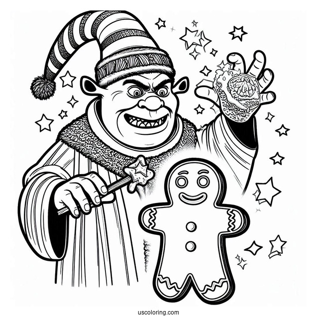 Lord Farguaad Tormenting Gingerbread Man