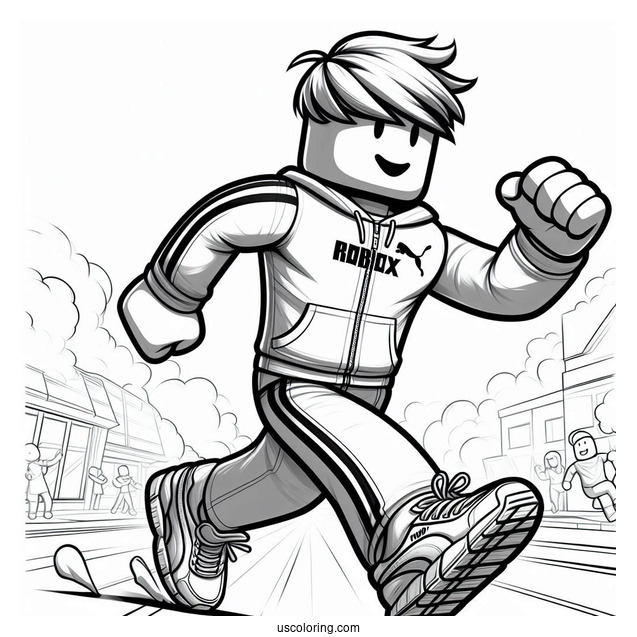 Roblox Character Running Wearing Puma