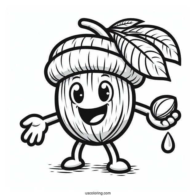 Simple Wall-Nut Character To Color