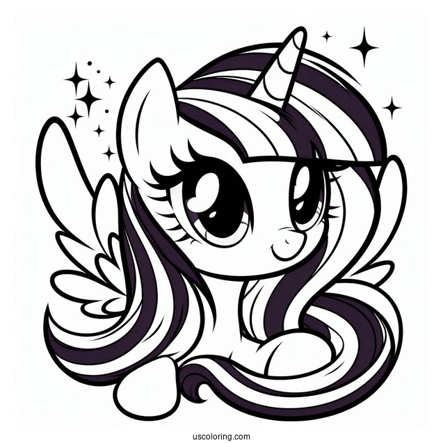 Smiling Twilight Sparkle from My Little Pony