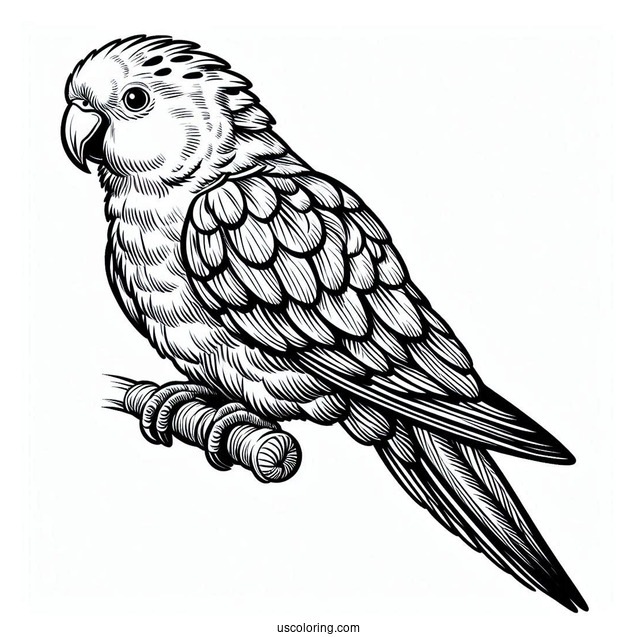 Senegal Parrot To Color