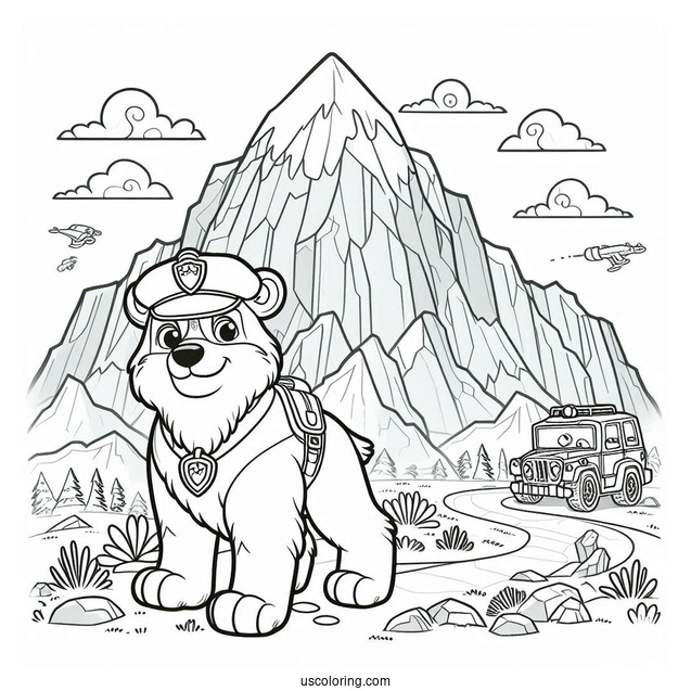 Coloring Page Of Everest