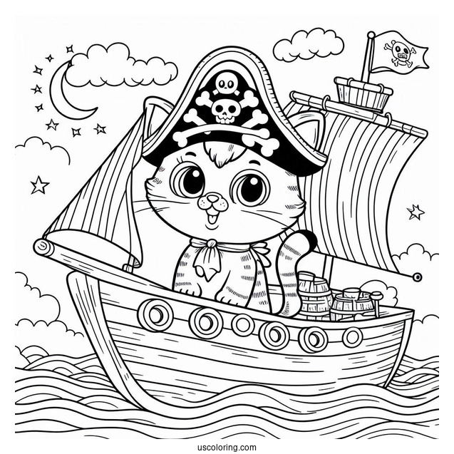 Pete The Cat On a Pirate Ship