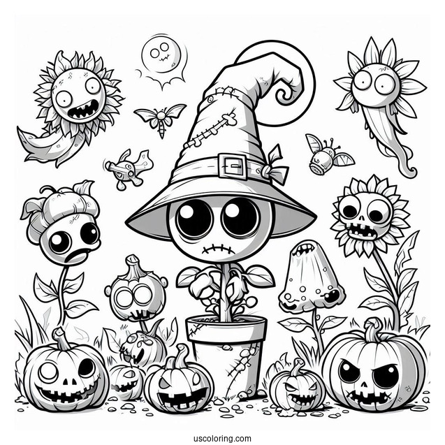 Halloween Themed Plants Vs Zombies