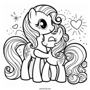 My Little Pony Friends Hugging