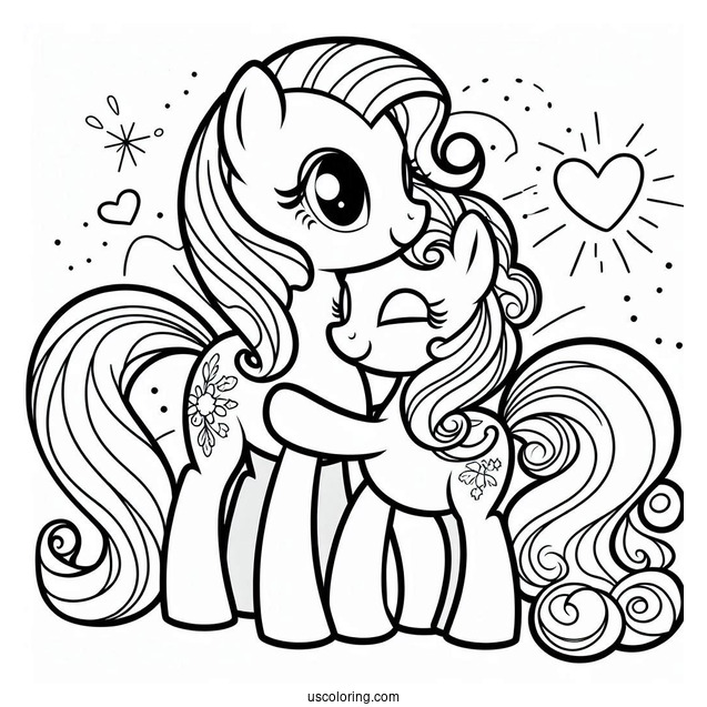 My Little Pony Friends Hugging