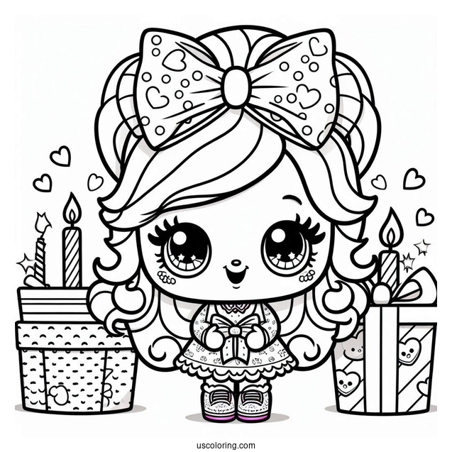 Birthday Betty Shopkins With Presents