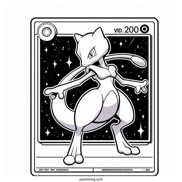 Mewtwo Pokemon Card