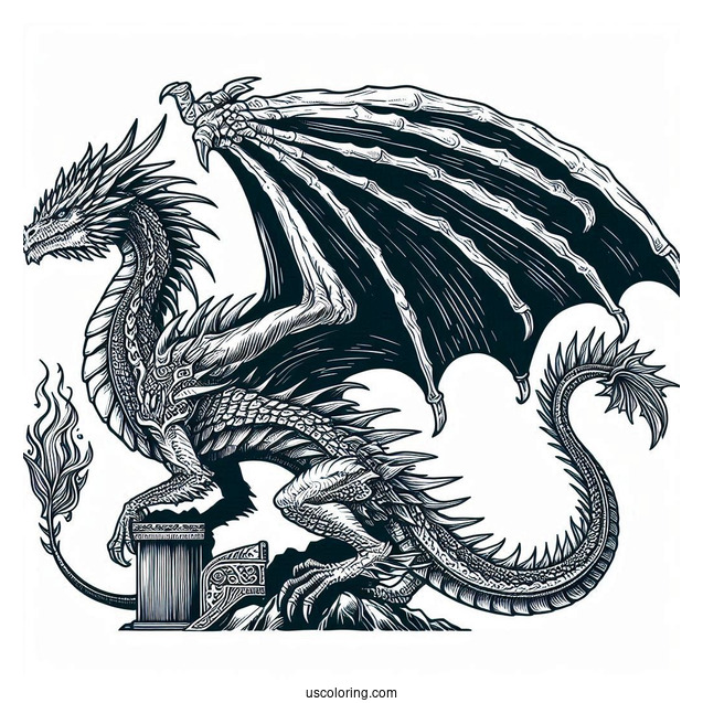 Game Of Thrones Dragon To Color