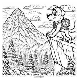 Coloring Page Of Everest