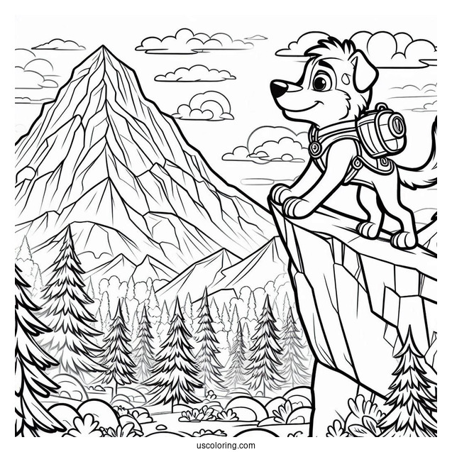 Coloring Page Of Everest