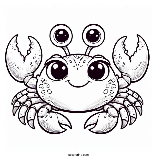 Tamatoa Crab Coloring Page From Moana