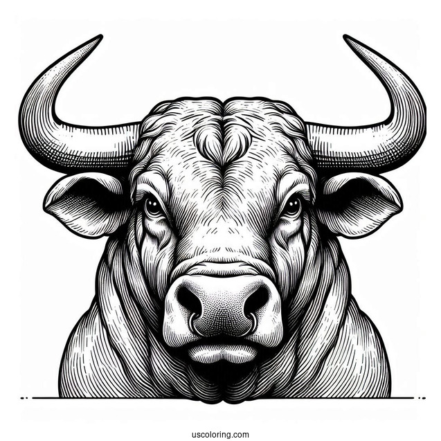 Front View Of Big Bull