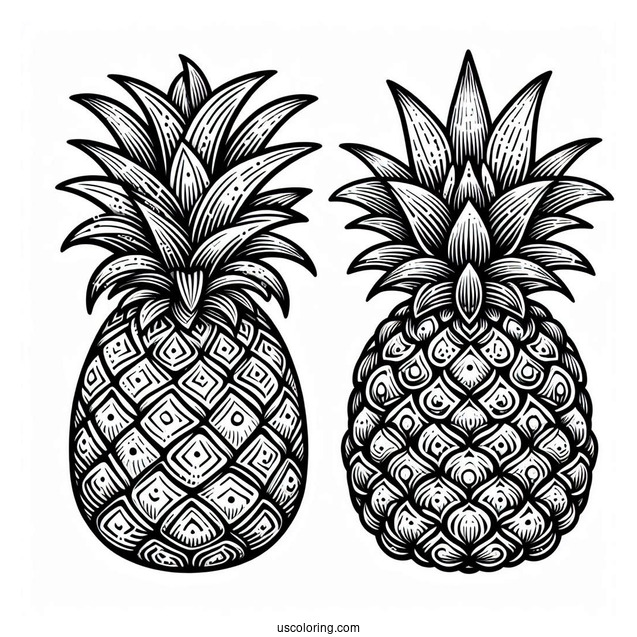 Tropical Themed Pineapple