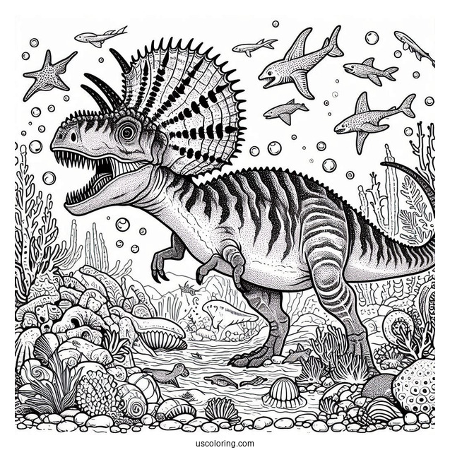 Terrifying Liopleaurodon Under The Sea