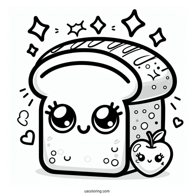 Kawaii Toaste Bread Shopkins for Kids