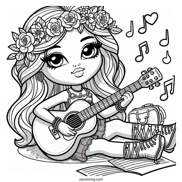 Eitan Bratz Doll Playing Guitar