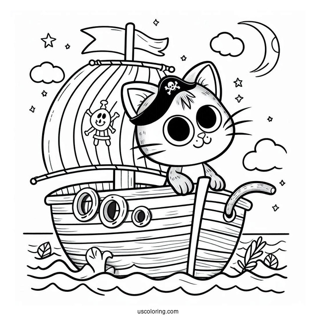 Pete The Cat On a Pirate Ship