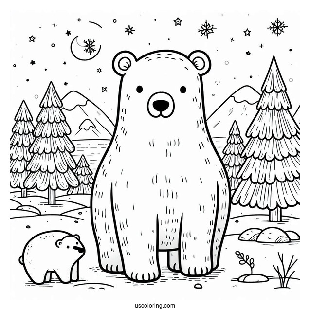 Polar Bear Standing Up