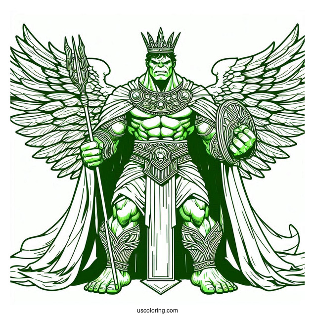 Hulkbuster Coloring Page For Kids