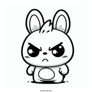 Sprunki Coloring Page Of Angry Raddy