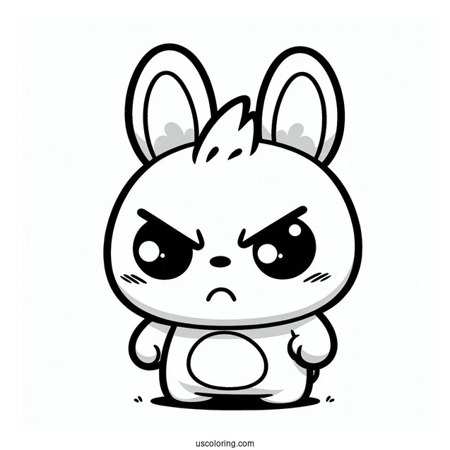 Sprunki Coloring Page Of Angry Raddy