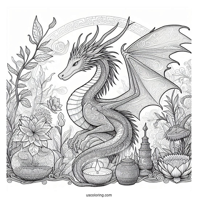 Raya And The Last Dragon Coloring Page Poster