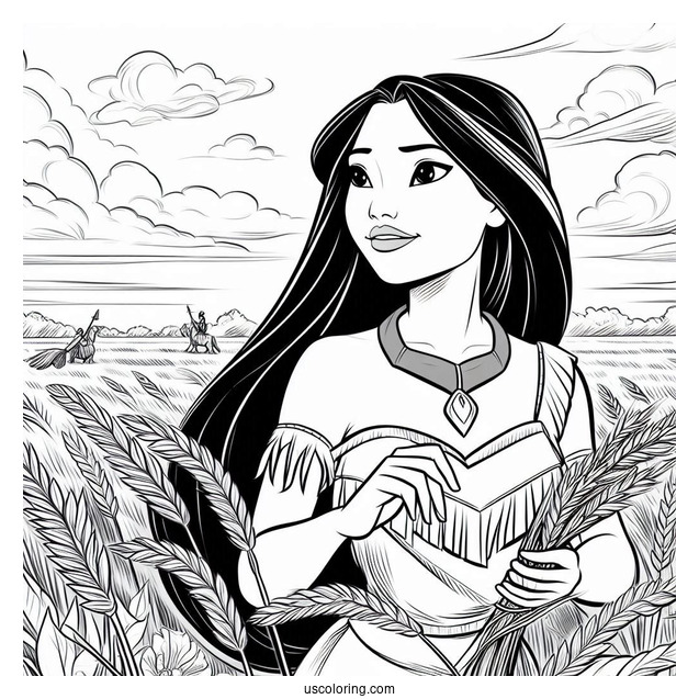 Pocahontas On The Field