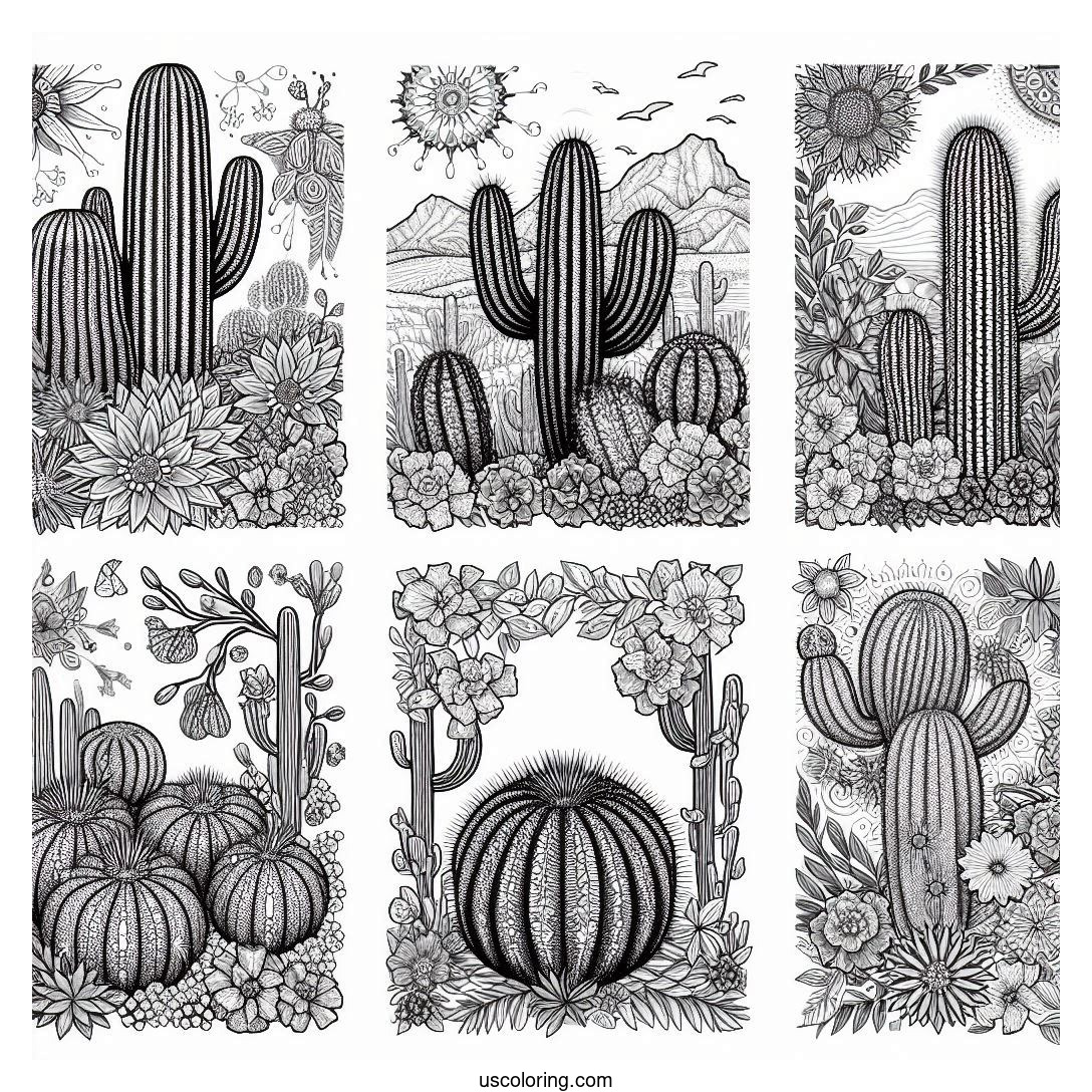 Cactus Coloring Pages (Free PDF Printables)