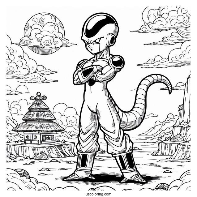 Frieza Coloring Sheet