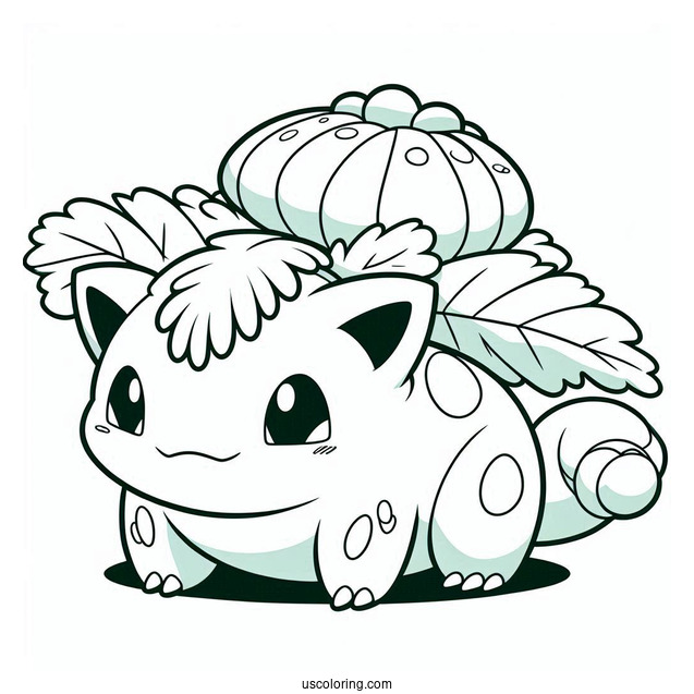 Easy Coloring Page Of Venusaur